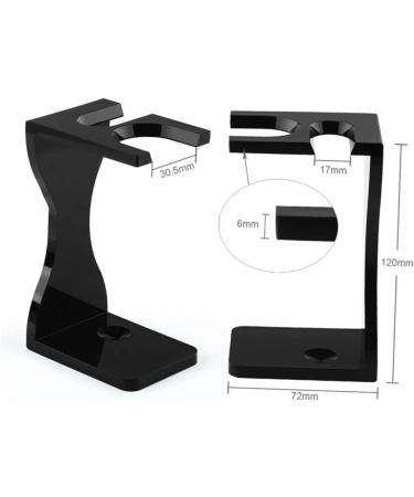 Frcolor 2-Piece Razor Set with Stand & Cream Bar Premium Shaving Gift Set for Men | Acrylic Shaving Holder for Brushes - Buy Online on GoSupps.com
