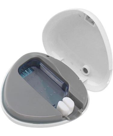 jerss Toothbrush Sanitizer Case Small Toothbrush Holder Efficient Cleaning USB Rechargeable for Home Office Travel (White) - Buy Online on GoSupps.com