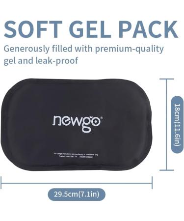 NEWGO Hot Cold Therapy Gel Ice Pack for Pain Relief - Shoulder Neck Hip Elbow Knee - 11.81 x 7.08 - Buy Online on GoSupps.com