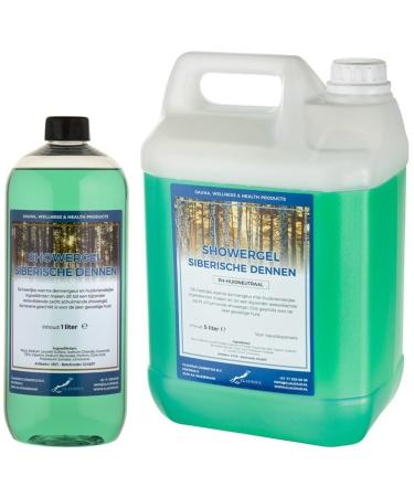 Claudius Showergel Siberian Pine 5 liter + 1 liter transparent