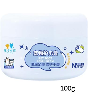 Idezek Dog Paw Cream Moisturizer Dog Paw Cream - 100g Dog Foot Balm Moisturizing for Paws Paw Soother Moisturizing Repair Cream for Dogs - Buy Online on GoSupps.com