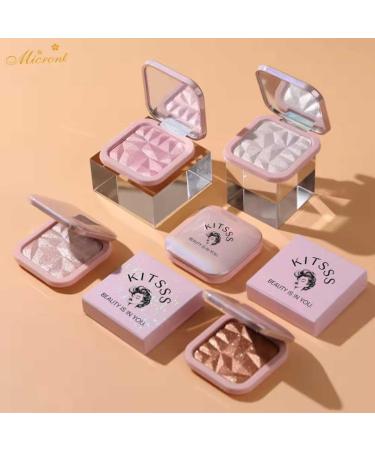 KITSSS VEGAN FACE HIGHLIGHTER PALETTE HIGHGLOSSY FACE ILLUMINATOR PALETTE NATURAL GLOW FINISH PEARL SHIMMER SMOOTH BEAKED POWDER LASTING SPARKLING HIGHLIGHTER MAKEUP-DAWN GLOW (SUMMER LARGE) Summer 1 count (Pack of 1) - Buy Online on GoSupps.com