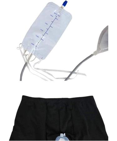 Urine Bag Wearable Urine Bag Incontinence Pants for Men Portable Leak Proof Urine Funnel Urinary Drainage Stabilizatio Device for Travel Outdoor Use Spill Proof Collector (Size : Small (52-76cm)) - Buy Online on GoSupps.com
