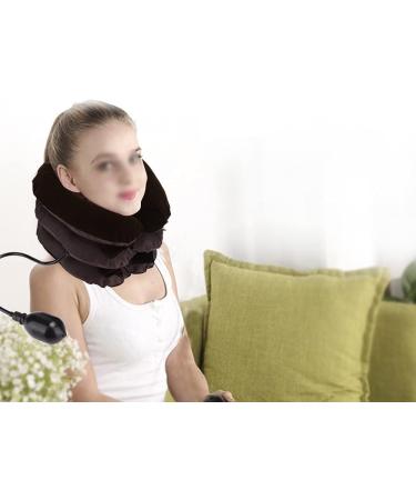 Buy Cervical Neck Traction Device for Instant Neck Pain Relief | 3-Layer Inflatable Support - Effective Pain Relief - Buy Online on GoSupps.com