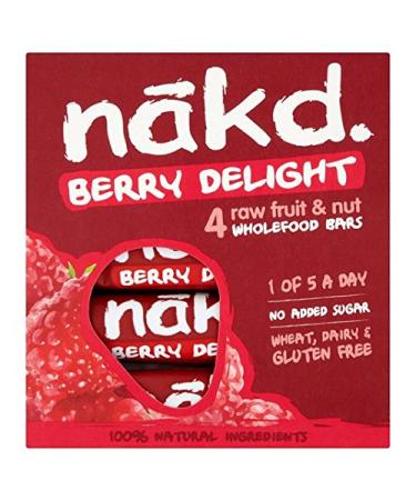 Nakd Nakd Berry Delight Free 4 x 35 g