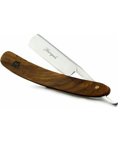 Haryali London 6-Part Sustainable Shaving Set | Eco-Friendly Wood Razor Brush Bowl & Leather Stripes for Smooth Shaving - Buy Online on GoSupps.com