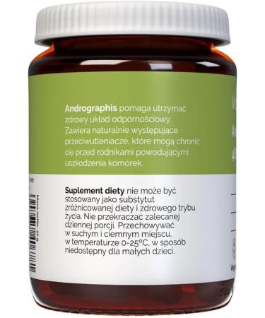 Vitaler's Andrographis 480 mg - 60 g lules Vegan 2 mois de suppl mentation Sans conservateur Composition pure - Buy Online on GoSupps.com