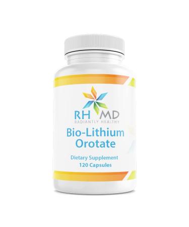 RHMD Bio-Lithium Orotate Dietary Supplement 120 Capsules