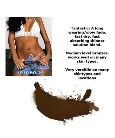 Tampa Bay Tan Tanfastic 8.5% Med DHA Sunless Airbrush Spraytan Solution 32 oz - Professional Quality for a Flawless Tan - Buy Online on GoSupps.com