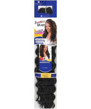 Freetress Braid Natural Twist Braid 22 (1-Jet BIk) - Buy Online on GoSupps.com