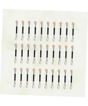DOITOOL Makeup Tools 50pcs Sponge Double-headed Women Applicators Beauty Stick Brush Practical Eyeshadow Latex Aluminum 7.5X0.5cm As Shown - Buy Online on GoSupps.com