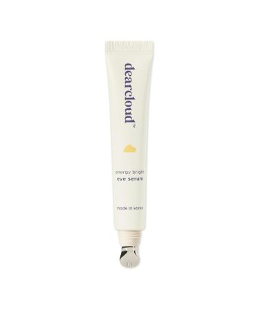 dearcloud Energy Eye Serum Under Eye Serum for Puffiness and Bags with Vitamin C & Dipeptide-2 Korean Skincare for Dark Circles (.68 fl oz)