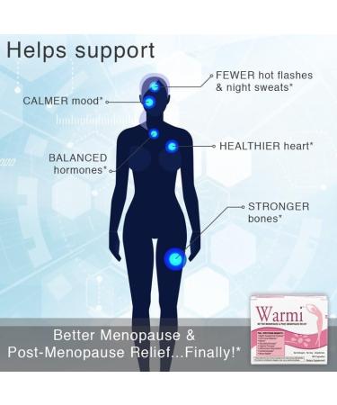 MENT Warmi Menopause Relief Supplement - 90 Capsules - Buy Online on GoSupps.com
