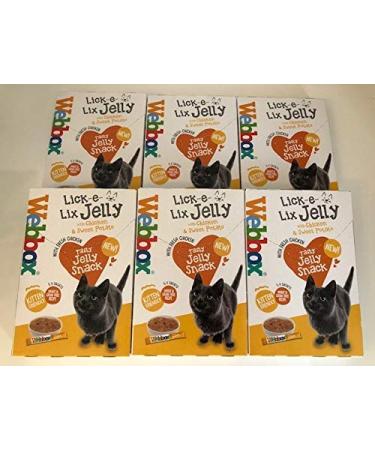 Webbox Lick-e-Lix Jelly with Chicken and Sweet Potato (Pack of 6)