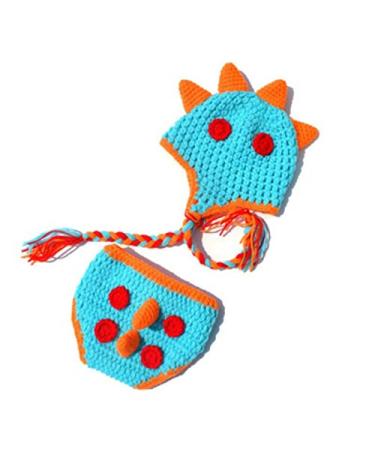Handmade Crocheted Baby Dinosaur Outfit | Newborn Photography Props | Infant Knitted Photo Prop (1-12 months) - Buy Online on GoSupps.com