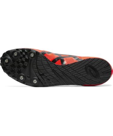 ASICS Hyper LD 6 Track & Field Shoes - Unisex, Women's 13.5 Wide/Men's 12, Sunrise Red/Black - Buy Online on GoSupps.com