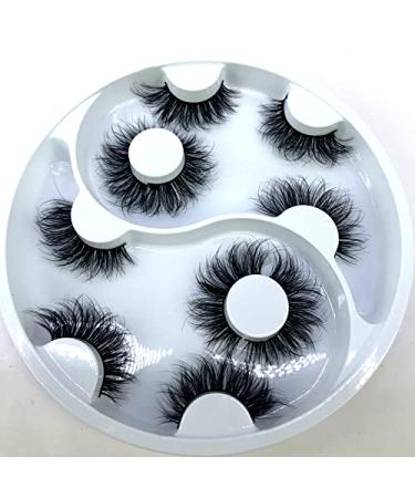HBZGTLAD 2021 New 25mm 3D Faux Mink False Eyelashes | 5 Pairs Handmade Thick Long Eye Lashes | Premium Makeup Beauty Extension Tools - Buy Online on GoSupps.com
