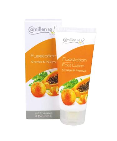 Shop Camillen 60 Foot Lotion - Orange & Papaya with Hyaluronic Acid & Panthenol | 100ml - International Shipping - Buy Online on GoSupps.com