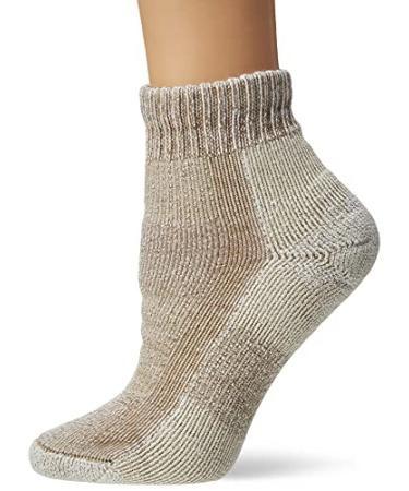 thorlos Men's Lthmx Max Cushion Hiking Ankle Socks Small Khaki