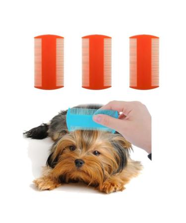 Cgram dog removal of cable removal dwellers flea protection tools pet kamm cat dog to remove complications and knots (orange 3)