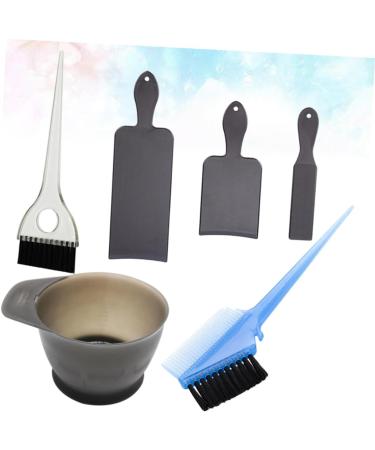 Kit Professionnel de Teinture Cheveux Plastique R utilisable pour Salon et Usage Maison Accessoires pour Coloration DIY avec Bol Gris Pinceau Transparent Peigne et de Teinture - Buy Online on GoSupps.com