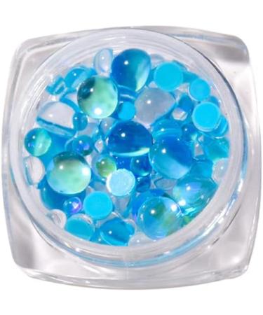 Supplies Women DIY Manicures Candy Colors Mixed Size Nail Art Decals Mermaid Round Glass Decorations Nail Rhinestones Nail Crystal AB Beads(08) - Buy Online on GoSupps.com