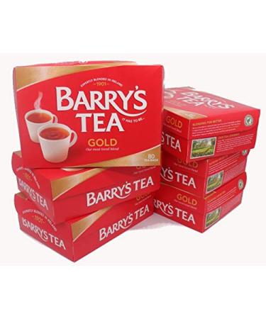 Barry's Tea Gold Blend 80 Teabags (6 Pack)