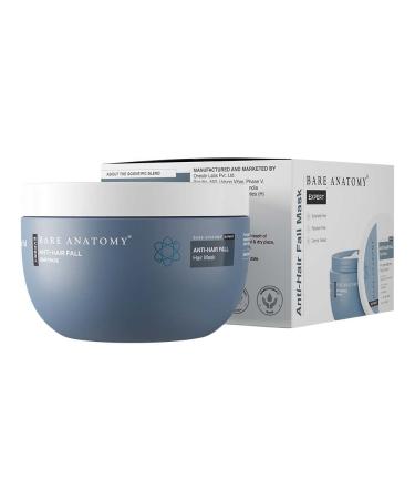 Bare Anatomy Anti-Hair Fall Mask - 5X Hair Fall Control for All Hair Types | Enriched with Adenosine & Peptides | 8.8 Floz - International Shipping Available - Buy Online on GoSupps.com