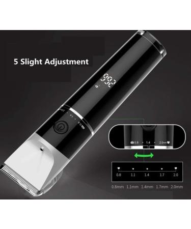 Professional Cordless Hair Clipper - Easy Hair Trimmer for Men Beard Mustache & Body Grooming - Silent Charging & Grooming Kit - Buy Online on GoSupps.com