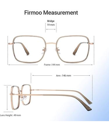 Firmoo Blue Light Blocking Glasses - Women/Men Anti Eyestrain Anti Glare - Lightweight Frame for Digital Screen - S16613 Pink/Clear Medium - Buy Online on GoSupps.com