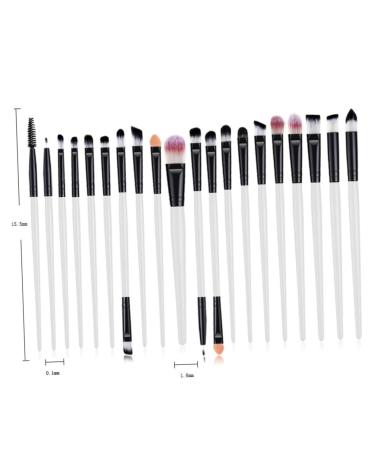 Shop Housoutil 60 Pcs Eyeshadow & Eyelash Brush Kit - Portable Makeup Accessories for Women | International Shipping - Buy Online on GoSupps.com