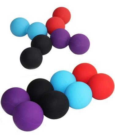 Fomiyes 2-in-1 Peanut Yoga Roll & Massage Balls - Silicone Self-Massage for Fitness & Foot Relief - Buy Online on GoSupps.com