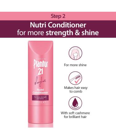 Plantur 21 Longhair Shampoo & Conditioner Set | 200ml & 175ml | For Long & Brilliant Hair | Promotes Growth & Repairs Stressed Hair - Buy Online on GoSupps.com