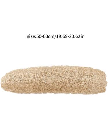 Natural Loofah Sponge - Exfoliating Bath & Shower Scrubber for Body Spa | Eco-Friendly Back Scrubber - Buy Online on GoSupps.com