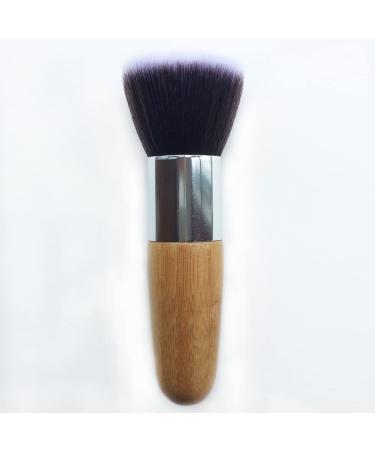 RN BEAUTY 2-Piece Makeup Brush Set - Blush & Foundation Brushes with Bamboo Handles | Soft Synthetic Fibers for Flawless Blending - Perfect for Liquid Cream & Powder Makeup - Buy Online on GoSupps.com