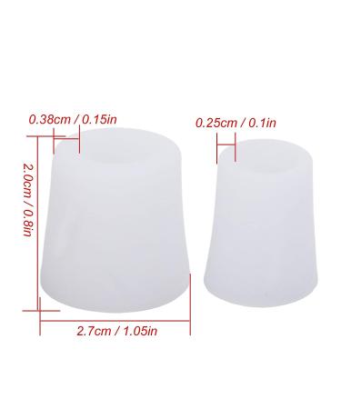 8 Pairs Silicone Toe Separators | Toe Protectors for Women Men | Prevent Toe Rubbing | Toe Sleeve Cover - Buy Online on GoSupps.com