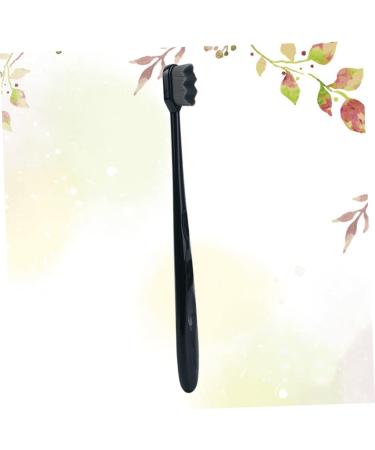 Buy Goohochy Soft Toothbrush with Bristle Cleaning Tool & Dental Floss - Ideal for Oral Care | 1 Pack Black - Perfect for Pregnant Women - Buy Online on GoSupps.com