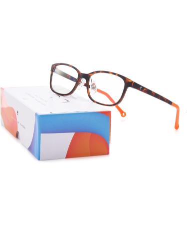 HORUS X Blue-Light Blocker Glasses for Kids | Glare-Free Gaming Glasses for Boys & Girls | Orange Rectangular Helsinki Design - Buy Online on GoSupps.com