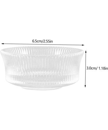 Healeved Pen wash cup Glass Manicure tools multipurpose Palette dappen dish cups nail art accessories Nail supplies vertical stripes manicure mixing cup Grinding disc tool - Buy Online on GoSupps.com