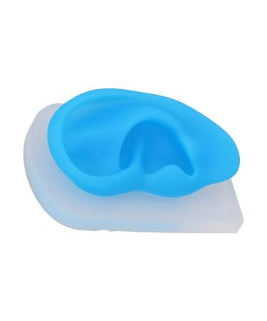 Reusable Silicone Left Ear Model for Teachers - School Ear Piercing Model with Transparent Base - Buy Online on GoSupps.com