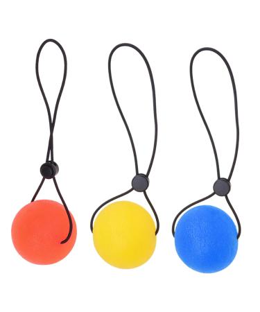 3st grip ball stress balls stress balls hand strength training stress balls hand force training grip balls therapy hall for hands strengthen coach cord stress ball fitness pebbles