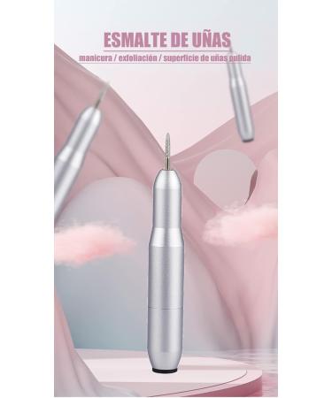 Electric Manicure Set 11 in 1 - Adjustable Nail File & Pedicure Tools - Silver | International Shipping Available - Buy Online on GoSupps.com