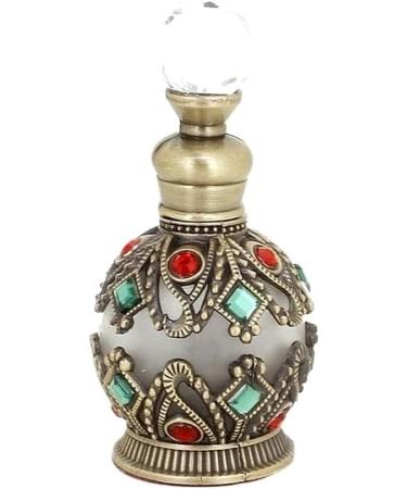 DFJOENVLDKHFE Glass Perfume Bottle Jewelry Enamel Fancy Crystal Perfume Bottle Refillable Empty Perfume Bottle (Size : Bronze 15ml Color : 15) - Buy Online on GoSupps.com
