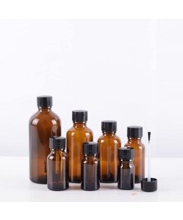 JIHUOO 5-Pack 10ml Glass Nail Polish Bottles with Brush - Empty Nail Polish Containers for DIY & Professional Use - Buy Online on GoSupps.com