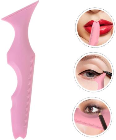 FOMIYES 2pcs Silicone Beauty Ruler Stamp Eyeliner Eye Makeup Girl Stickers Silicone Eyeliner Pads Eyeliner Stamp Mascara Lash Guard Silicone Eyeliner Girl Makeup Tools Pink 15X4.15CMx2pcs Pinkx2pcs - Buy Online on GoSupps.com