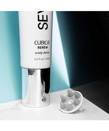 SEVEN Haircare RENEW Scalp Detox - Eucalyptus & Charcoal Exfoliating Treatment for All Hair Types - Soothe Irritation Sulfate & Paraben Free - 4.5 oz - Buy Online on GoSupps.com