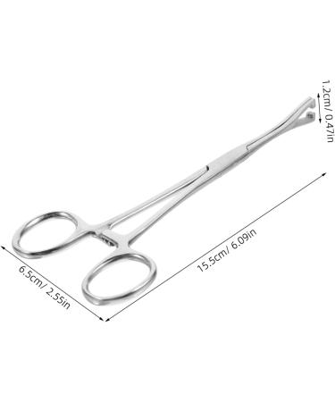 GRIRIW Reptile Feeding Clip Terrarium Supplies Feeding Tongs Silver Stainless Steel - Buy Online on GoSupps.com