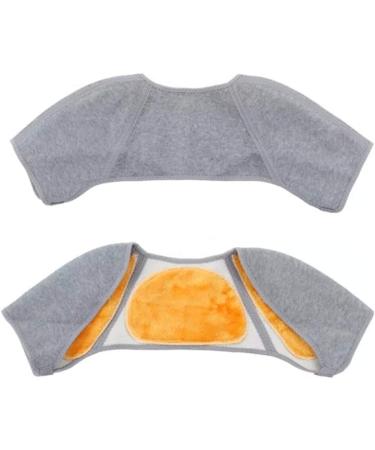Microwavable Shoulder Warmer Neck Heat Pad & Massager | Double Shoulder Support Brace for Pain Relief - Shop Now - Buy Online on GoSupps.com