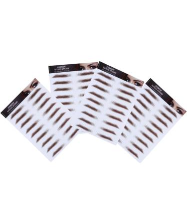 FOMIYES 12 Pcs Eyebrow Stickers Waterproof Makeup 6d Eyebrows Stickers Eyebrow Stencils 4d Hair Shaper - Buy Online on GoSupps.com