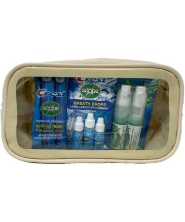 Travel Hygiene Kit Bundle with Carrying Bag | Essential Travel Accessories for International Journeys - Buy Online on GoSupps.com